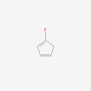 molecular formula C5H5F B14323026 1-Fluorocyclopenta-1,3-diene CAS No. 105955-56-4