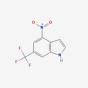 4-Nitro-6-(trifluoromethyl)-1H-indole