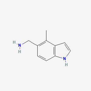 (4-Methyl-1H-indol-5-yl)methanamine