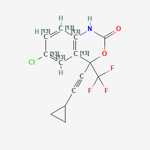 molecular formula C14H9ClF3NO2 B1432314 Efavirenz (13C)6 CAS No. 1261394-62-0