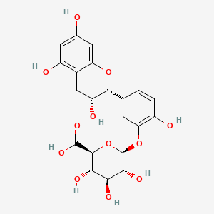 molecular formula C21H22O12 B1432315 Epicatechin-3'-glucuronide CAS No. 603133-91-1