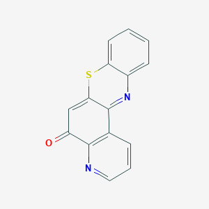 molecular formula C15H8N2OS B14323152 5H-Pyrido[3,2-a]phenothiazin-5-one CAS No. 105774-62-7