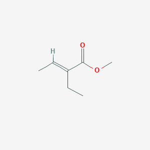 molecular formula C7H12O2 B14323229 Methyl (2E)-2-ethyl-2-butenoate CAS No. 101226-85-1