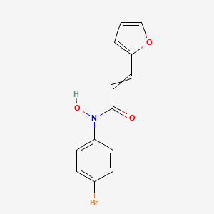 molecular formula C13H10BrNO3 B14323258 N-(4-Bromophenyl)-3-(furan-2-YL)-N-hydroxyprop-2-enamide CAS No. 110606-22-9