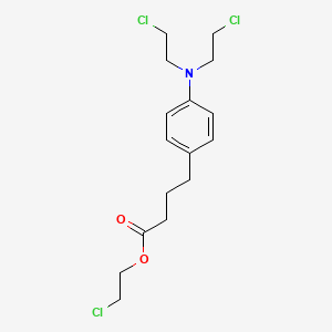 molecular formula C16H22Cl3NO2 B1432329 Chlorambucil chloroethyl ester CAS No. 94236-91-6