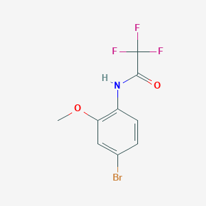N-(4-bromo-2-methoxyphenyl)-2,2,2-trifluoroacetamide