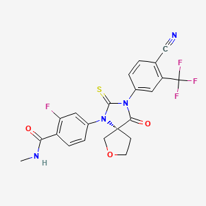 molecular formula C22H16F4N4O3S B1432339 ONC1-13B CAS No. 1351185-54-0