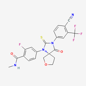 molecular formula C22H16F4N4O3S B1432339 Jfg7jwh6YL CAS No. 1351185-54-0
