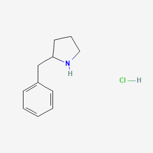 molecular formula C11H16ClN B1432342 2-Benzylpyrrolidine hydrochloride CAS No. 936225-47-7