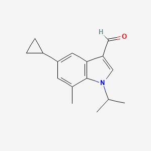 5-cyclopropyl-1-isopropyl-7-methyl-1H-indole-3-carbaldehyde