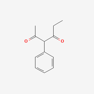 molecular formula C12H14O2 B14323588 3-Phenylhexane-2,4-dione CAS No. 109839-21-6