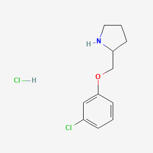 2-((3-Chlorophenoxy)methyl)pyrrolidine hydrochloride