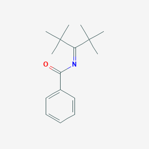 molecular formula C16H23NO B14323654 N-(2,2,4,4-Tetramethylpentan-3-ylidene)benzamide CAS No. 103708-90-3
