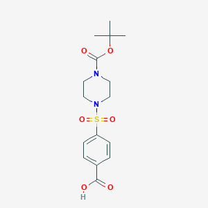 4-((4-(tert-Butoxycarbonyl)piperazinyl)sulfonyl)benzoic acid