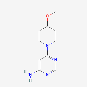 6-(4-Methoxypiperidin-1-yl)pyrimidin-4-amine
