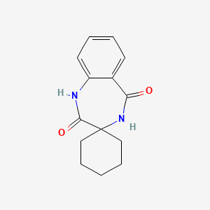 1,2,4,5-Tetrahydrospiro[1,4-benzodiazepine-3,1'-cyclohexane]-2,5-dione