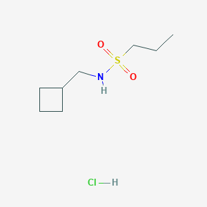 N-(cyclobutylmethyl)propane-1-sulfonamide hydrochloride