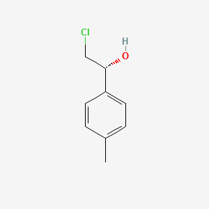 molecular formula C9H11ClO B1432384 (1R)-2-chloro-1-(4-methylphenyl)ethan-1-ol CAS No. 925430-38-2