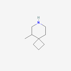 molecular formula C9H17N B1432389 5-Methyl-7-azaspiro[3.5]nonane CAS No. 1509624-36-5