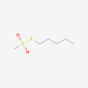 molecular formula C6H14O2S2 B014324 Pentyl methanethiosulfonate CAS No. 4212-64-0
