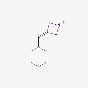 molecular formula C10H17N B1432414 3-(Cyclohexylmethylidene)azetidine CAS No. 1519577-68-4