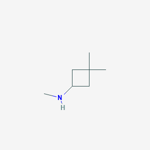 molecular formula C7H15N B1432416 N,3,3-trimethylcyclobutan-1-amine CAS No. 1507126-29-5