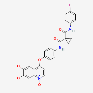 molecular formula C28H24FN3O6 B1432421 Cabozantinib N-oxide CAS No. 1621681-63-7