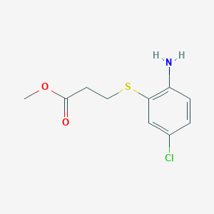 Methyl 3-[(2-amino-5-chlorophenyl)sulfanyl]propanoate