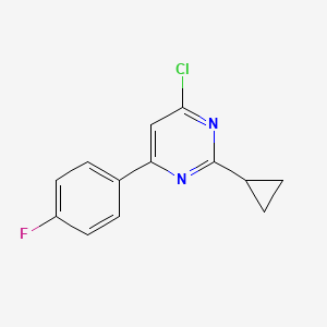 4-Chloro-2-cyclopropyl-6-(4-fluorophenyl)pyrimidine