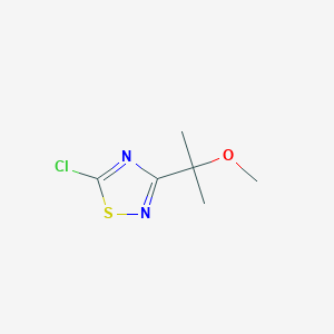 5-Chloro-3-(2-methoxypropan-2-yl)-1,2,4-thiadiazole