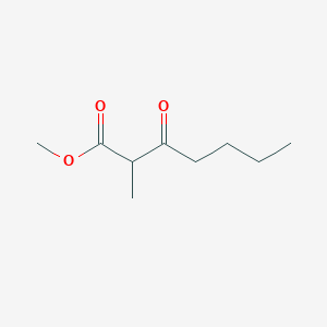 molecular formula C9H16O3 B1432440 Methyl 2-methyl-3-oxoheptanoate CAS No. 1519526-49-8