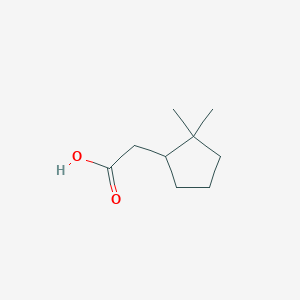B1432442 2-(2,2-Dimethylcyclopentyl)acetic acid CAS No. 1378675-91-2