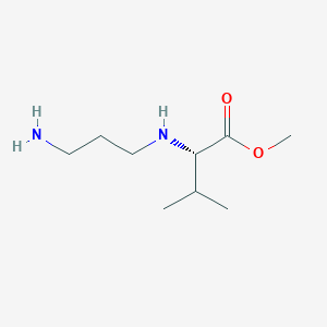 methyl (2S)-2-[(3-aminopropyl)amino]-3-methylbutanoate