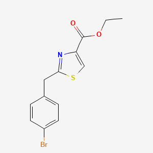 Ethyl 2-(4-bromobenzyl)-1,3-thiazole-4-carboxylate