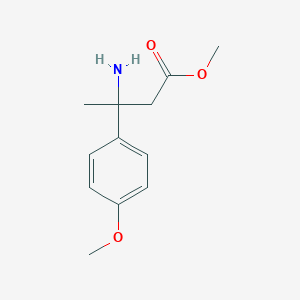 Methyl 3-amino-3-(4-methoxyphenyl)butanoate