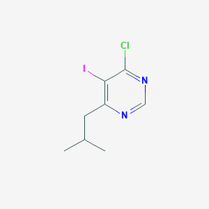 4-Chloro-5-iodo-6-(2-methylpropyl)pyrimidine