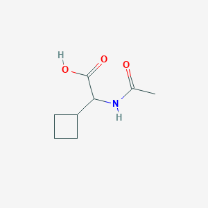 2-Cyclobutyl-2-acetamidoacetic acid
