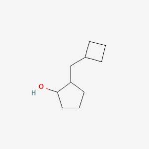 molecular formula C10H18O B1432462 2-(Cyclobutylmethyl)cyclopentan-1-ol CAS No. 1510092-26-8