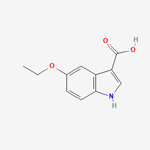 molecular formula C11H11NO3 B1432466 5-乙氧基-1H-吲哚-3-羧酸 CAS No. 92288-43-2