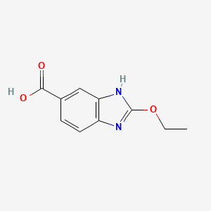 molecular formula C10H10N2O3 B1432478 2-乙氧基-1H-1,3-苯并二唑-5-羧酸 CAS No. 1060705-46-5