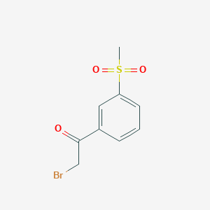 2-Bromo-1-(3-methanesulfonylphenyl)ethan-1-one