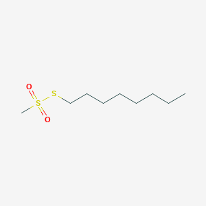molecular formula C9H20O2S2 B014325 1-Methylsulfonylsulfanyloctane CAS No. 7559-45-7