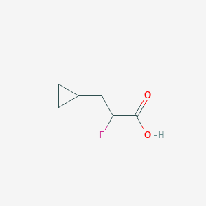 3-Cyclopropyl-2-fluoropropanoic acid