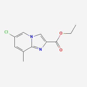 Ethyl 6-chloro-8-methylimidazo[1,2-a]pyridine-2-carboxylate