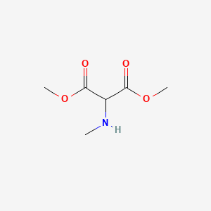 molecular formula C6H11NO4 B14325145 Dimethyl 2-(methylamino)malonate CAS No. 103218-10-6