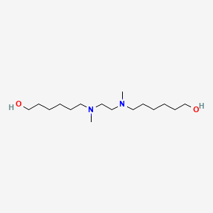molecular formula C16H36N2O2 B14325167 6,6'-[Ethane-1,2-diylbis(methylazanediyl)]di(hexan-1-ol) CAS No. 110138-88-0