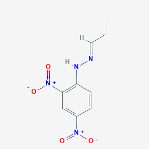 molecular formula C₉H₁₀N₄O₄ B143252 Propionaldehyde 2,4-Dinitrophenylhydrazone CAS No. 725-00-8