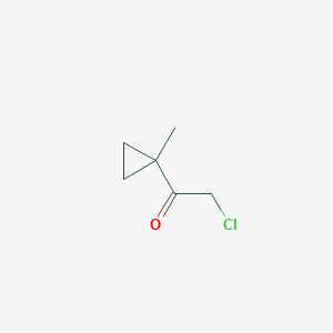 molecular formula C6H9ClO B1432520 2-Chloro-1-(1-methylcyclopropyl)ethan-1-one CAS No. 1499101-75-5