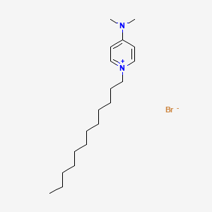 molecular formula C19H35BrN2 B14325208 4-(Dimethylamino)-1-dodecylpyridin-1-ium bromide CAS No. 110393-89-0