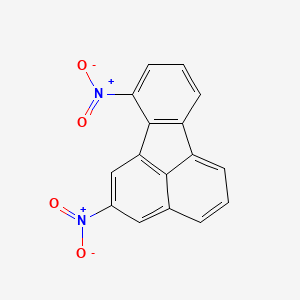 molecular formula C16H8N2O4 B14325374 Fluoranthene, 2,10-dinitro CAS No. 105735-73-7